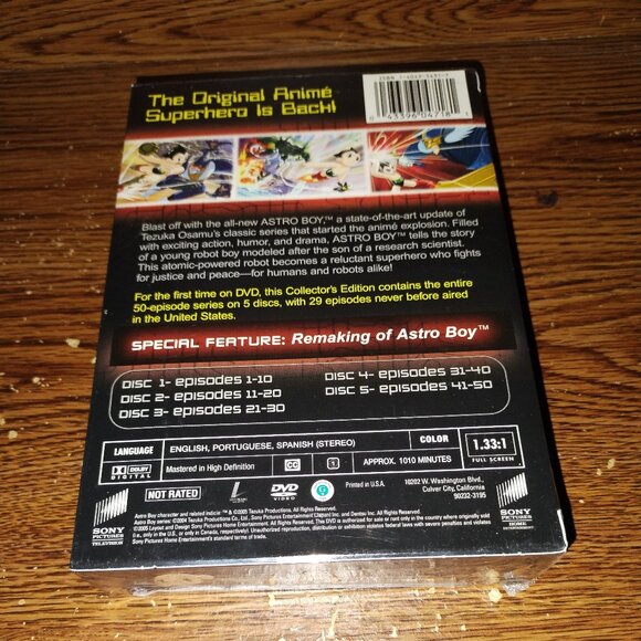 Astroboy :The Complete Series (5-Disc DVD Box Set, 2005) (Unopened) - Picture 5 of 5